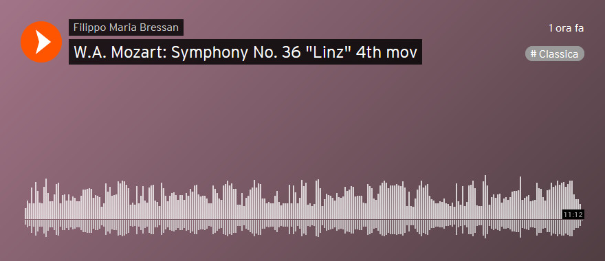  W.A. Mozart: Symphony No. 36 'Linz' 4th mov 