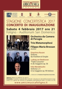 Orchestra da camera di Perugia e Trio metamorfosi, Foligno